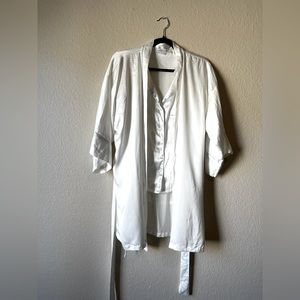 3 piece bride pajama set with robe